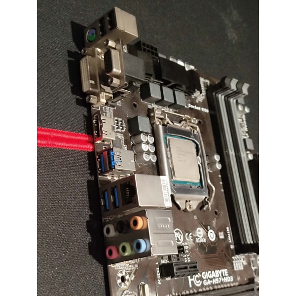 Μεταχειρισμένη Μητρική Gigabyte GA-H97-HD3 LGA1150 DDR3 ATX με Intel Pentium G3420, no I/O Shield | Μεταχειρισμένες Μητρικές | Μεταχειρισμένα και refurbished |