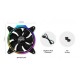 ZALMAN LED ανεμιστήρας ZM-RFD120A, 120mm, Double spectrum, RGB |  |  |
