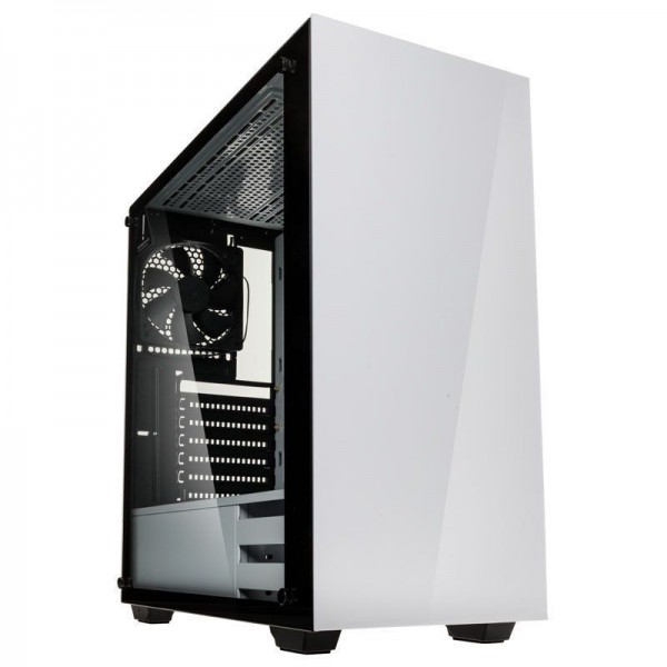 Kolink Stronghold Midi-Tower, Tempered Glass PC Case - white - Νέα & Ref PC