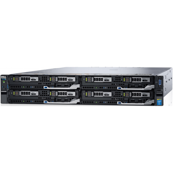 Dell Poweredge FX2S /w 4 x FC630 each with: (2 x SFF) 2 x Xeon E5-2680v4/32GB/Perc H730/No Rails - Refurbished Servers