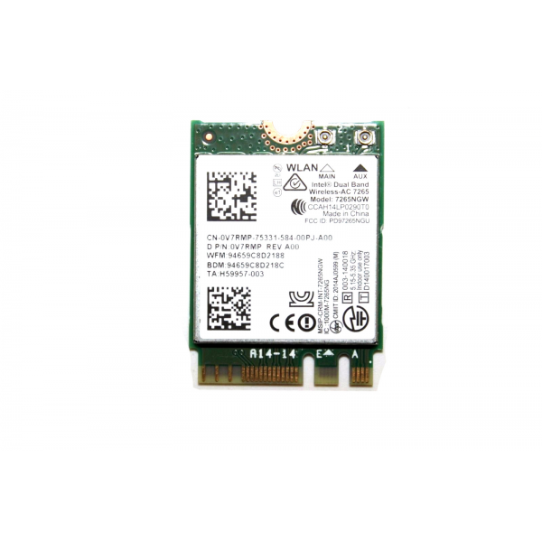 INTEL WIRELESS CARD 7265 WLAN WIFI 802.11 ac/a/b/g/n + BLUETOOTH 4.0 DUAL BAND - Ανταλλακτικά Laptops