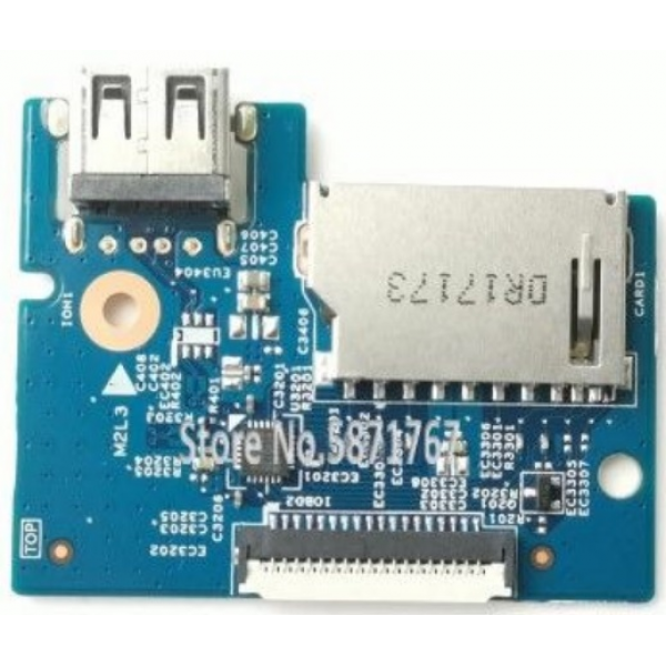 USB / SD READER BOARD WITH CABLE FOR DELL LATITUDE 3470 - Ανταλλακτικά Laptops
