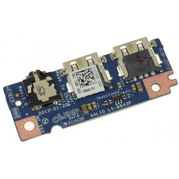 AUDIO / USB BOARD FOR NB DELL INSPIRON 17 (5758 / 5759) / 15 (5558) / 14 (5458) VOSTRO 3558 - Σύγκριση Προϊόντων
