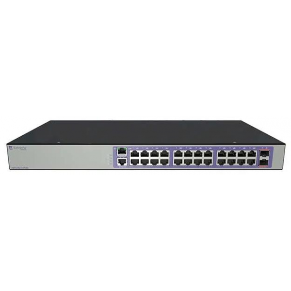 SWITCH EXTREME NETWORKS 210-24P-GE2 24-Ports Gigabit (2) 1G SFP POE+ w/ Rkmnts - Extreme Networks