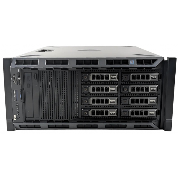 Dell PowerEdge T330 (8xLFF) Xeon E3-1220 v6 (4-Cores)/16GB/Perc H330/RD1000/DVD/2x495W - Refurbished Servers