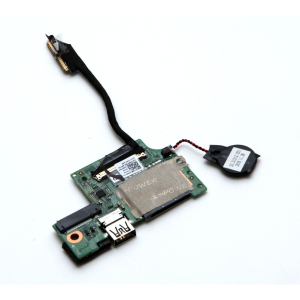 POWER BUTTON / SD READER / USB PORT BOARD WITH CABLE FOR DELL LATITUDE 7380 - Ανταλλακτικά Laptops