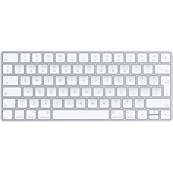Apple A1644 Magic Keyboard Wireless/Bluetooth White/Silver English UK Lightning - Σύγκριση Προϊόντων