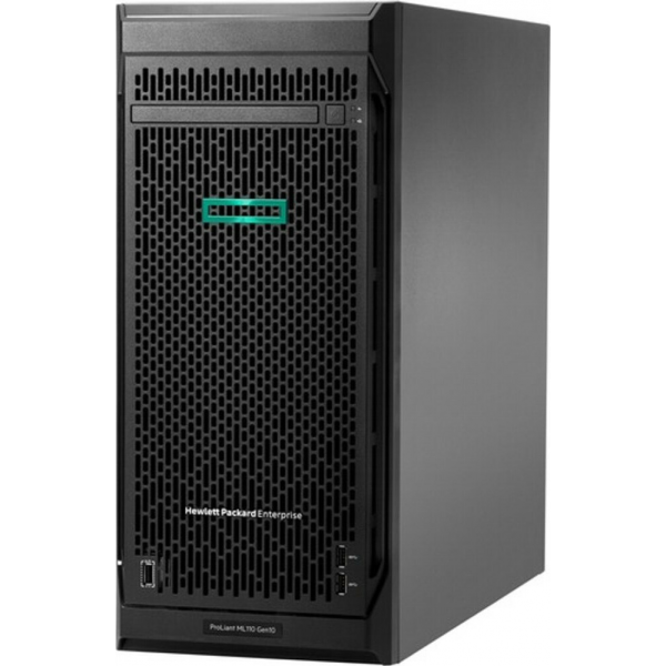 HP Proliant ML110 G10 MT (4xLFF) Xeon Silver 4110 (8-Cores)/16GB/480GB SSD/E208i-P/350W NHP - Refurbished Servers