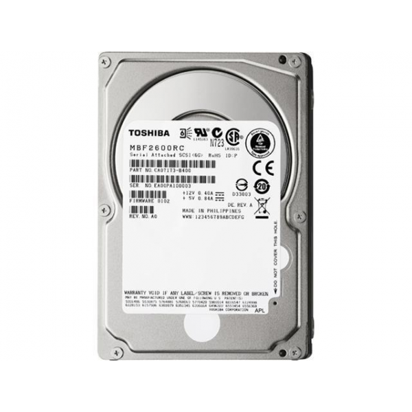 HDD TOSHIBA 300GB 10K SAS 2.5" - Used Server HDD