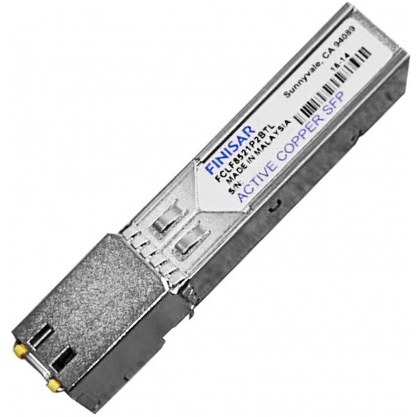 FINISAR 1GbE 1000BASE-T COOPER SFP TRANSCEIVER RJ-45 CONNECTOR - Finisar