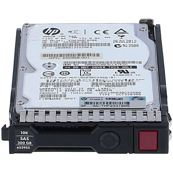 HDD HP 300GB SAS 6G 2.5" 10K - Used Server HDD