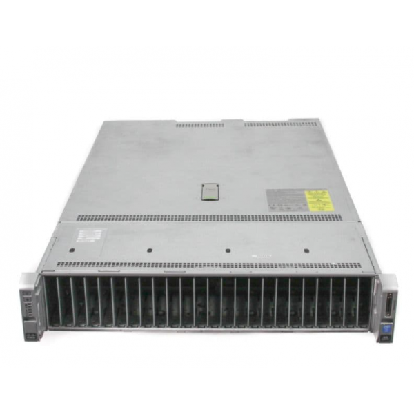 Cisco UCS C240 M4 (24xSFF) Xeon E5-2630 v4 (10-Cores)/32GB/120GB SSD/INTEL DC S3510/2x1200W/No Rails - Refurbished Servers