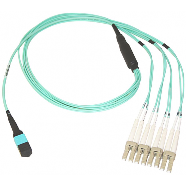 STOK-HY3M-00-A01 Multimode Fiber Optic 50 µm 3M OM3 MTP - 4 LC Duplex NEW - Used Δικτυακά