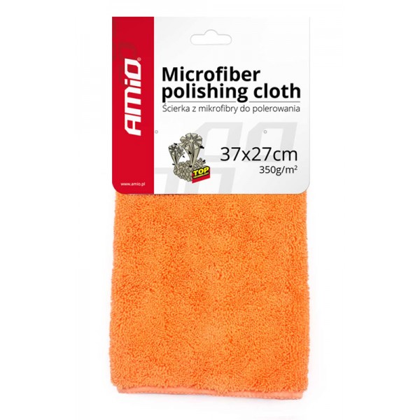 AMIO απορροφητική πετσέτα μικροϊνών 01047, 37x27cm, 350g/m², πορτοκαλί - Σύγκριση Προϊόντων
