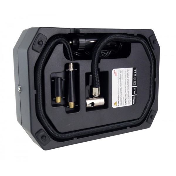 AMIO συμπιεστής αέρος αυτοκινήτου 02384, με LED, 12V, 150PSI/10bar