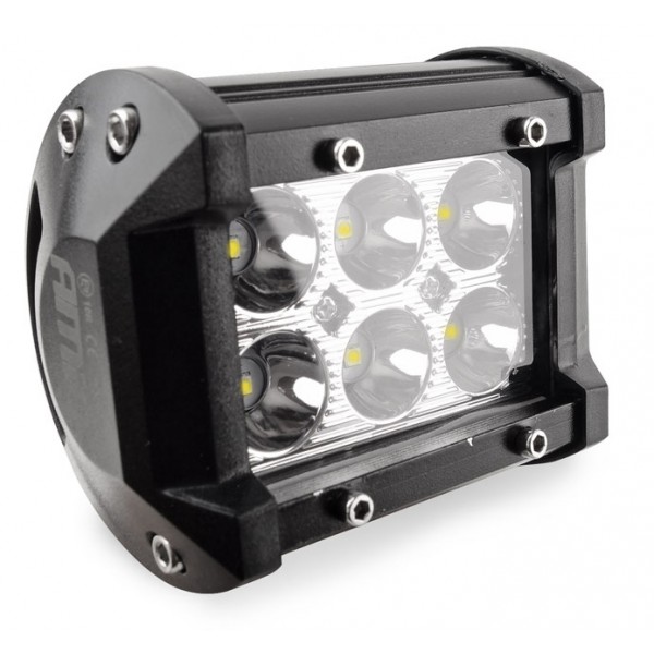 AMIO LED προβολέας οχημάτων AWL17, IP67, 9-36V, 18W, 95x77mm, μαύρος