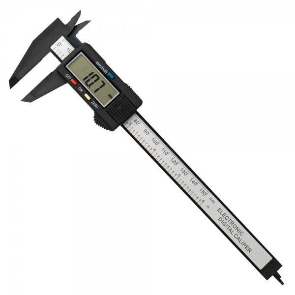 AMIO ψηφιακό παχύμετρο ακριβείας 03102, έως 150mm, μαύρο - Service & Εργαλεία
