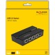 DELOCK USB 2.0 switch 11493, 4x USB Type B σε USB, με μαγνήτη, μαύρο