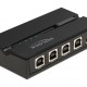DELOCK USB 2.0 switch 11493, 4x USB Type B σε USB, με μαγνήτη, μαύρο
