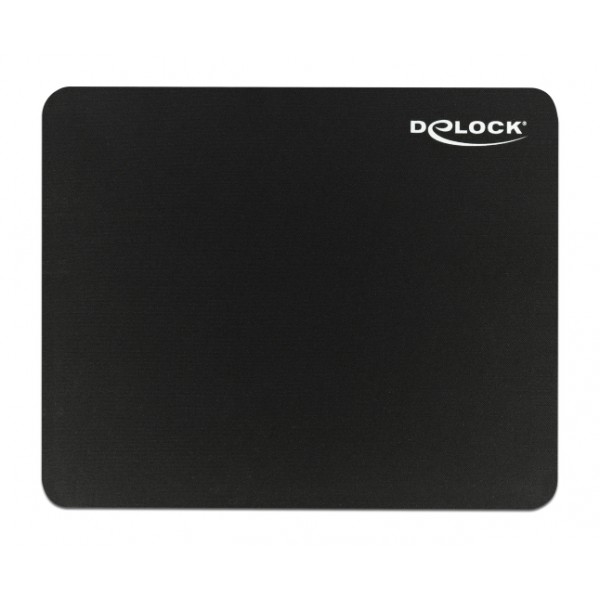 DELOCK mouse pad 12005, 22x18x0.2cm, μαύρο - Σύγκριση Προϊόντων