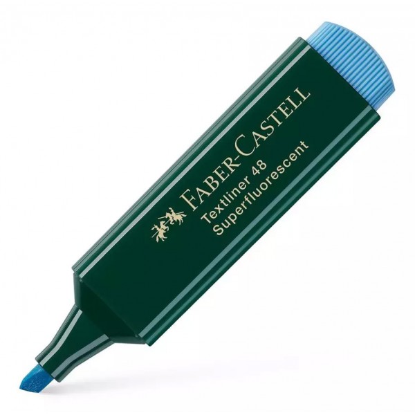 FABER-CASTELL μαρκαδόρος υπογράμμισης Textliner 48, μπλε, 1τμχ - FABER CASTELL