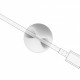 DELOCK Οργανωτής καλωδίων σιλικόνης 18291, 6.5mm, γκρι-λευκό, TPR 6τμχ