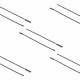 DELOCK reusable δεματικά καλωδίων 18969, 610x6.5mm, μαύρα, 10τμχ