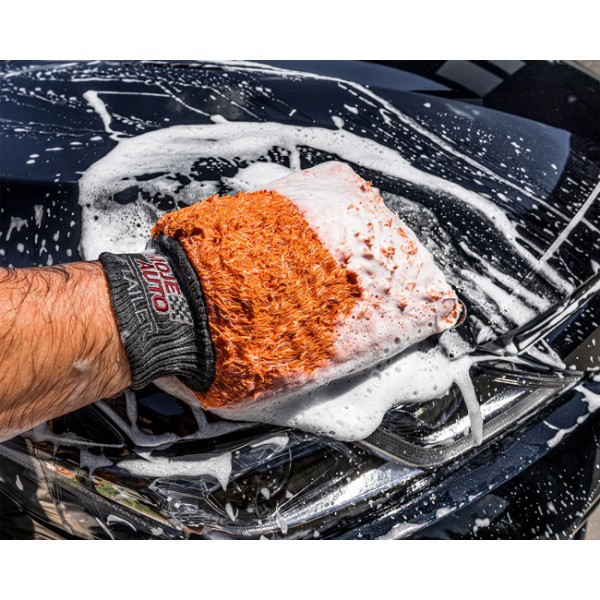 MOJE AUTO γάντι καθαρισμού αυτοκινήτου 19-629, 20x27cm, πορτοκαλί - Αξεσουάρ Αυτοκινήτου