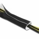DELOCK ταινία νεοπρενίου τύπου Velcro 20865, 13.5cm, 3m, μαύρη/λευκή