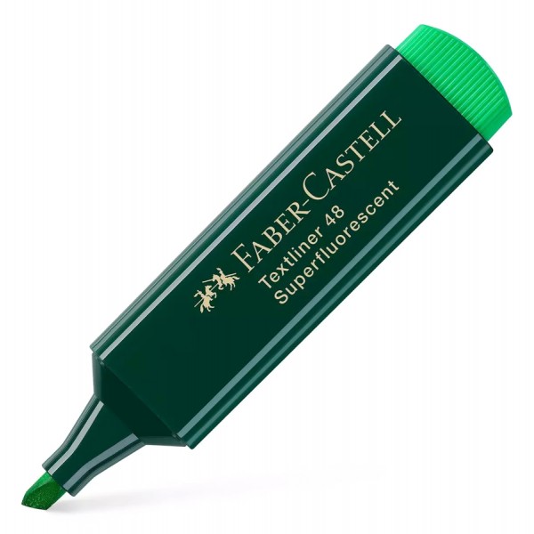 FABER CASTELL μαρκαδόρος υπογράμμισης Textliner 48, πράσινος, 1τμχ - FABER CASTELL