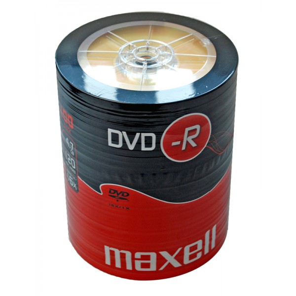 MAXELL DVD-R 4.7GB/120min, 16x speed, spindle pack 100τμχ - MAXELL