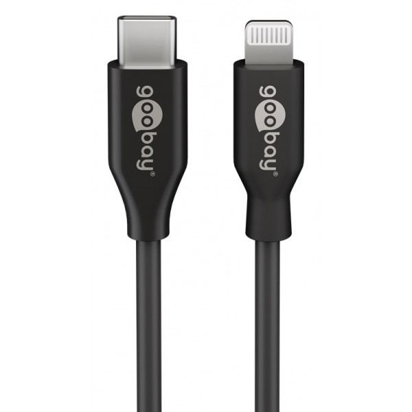 GOOBAY καλώδιο USB Type-C σε Lightning 39424, 1m, μαύρο