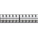 DELOCK Keystone Patch Panel 19", 48-port, 1U, μαύρο