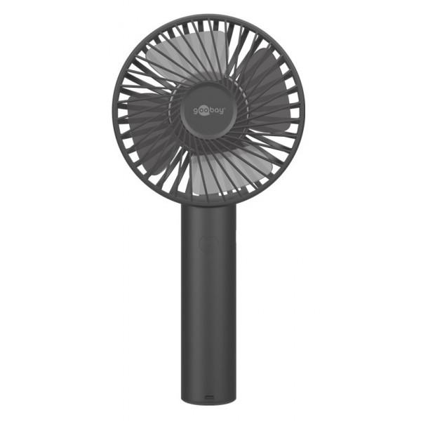 GOOBAY ανεμιστήρας χειρός 49645, με βάση, USB, μαύρος