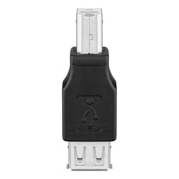GOOBAY αντάπτορας USB σε USB Type B 50291, θηλυκό σε αρσενικό, μαύρος - USB