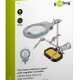 GOOBAY μεγεθυντικός φακός 51226 με clips συγκράτησης, 2x, LED φωτισμός