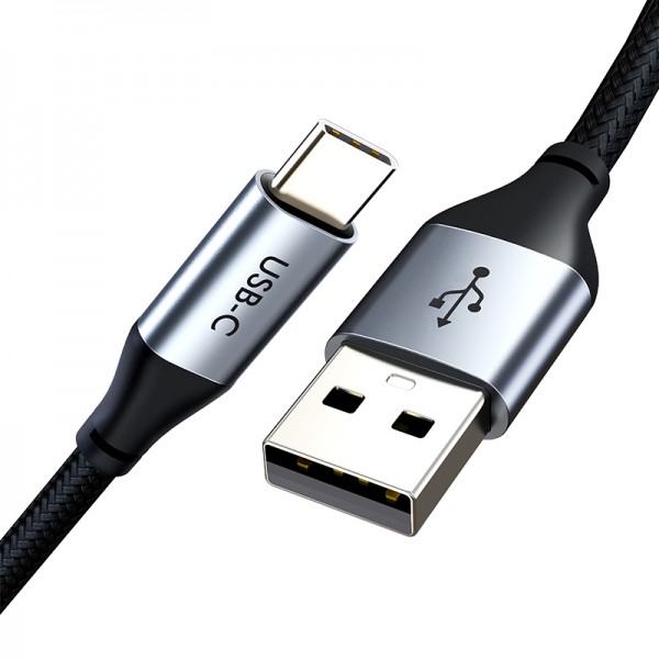 CABLETIME καλώδιο USB 2.0 σε USB Type-C C160, 5A, 0.25m, μαύρο - CABLETIME