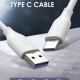 CABLETIME καλώδιο USB 2.0 σε USB Type-C C160, 5A, 1m, λευκό