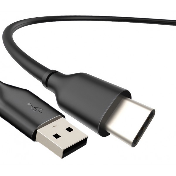 CABLETIME καλώδιο USB 2.0 σε USB Type-C C160, 5V 3A, 0.25m, μαύρο - CABLETIME