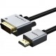 CABLETIME καλώδιο HDMI 1.4 σε DVI 24+1 AV579, 1080p, 1m, μαύρο