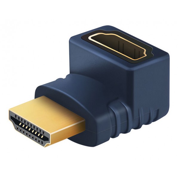 CABLETIME αντάπτορας HDMI αρσενικό σε θηλυκό AV599, γωνιακός, 4K, μπλε - Σύγκριση Προϊόντων