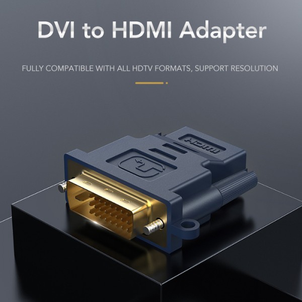 CABLETIME αντάπτορας HDMI σε DVI 24+1 AV599, with Ring, 1080p, μπλε - Σύγκριση Προϊόντων