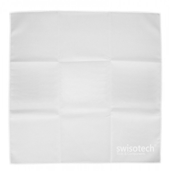 SWISOTECH πανάκι καθαρισμού/γυαλίσματος κοσμήματος, 22x22cm, λευκό - SWISOTECH