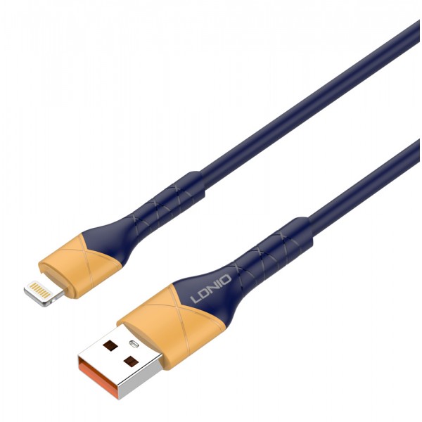 LDNIO καλώδιο Lightning σε USB LS801, 30W, 1m, μπλε - USB