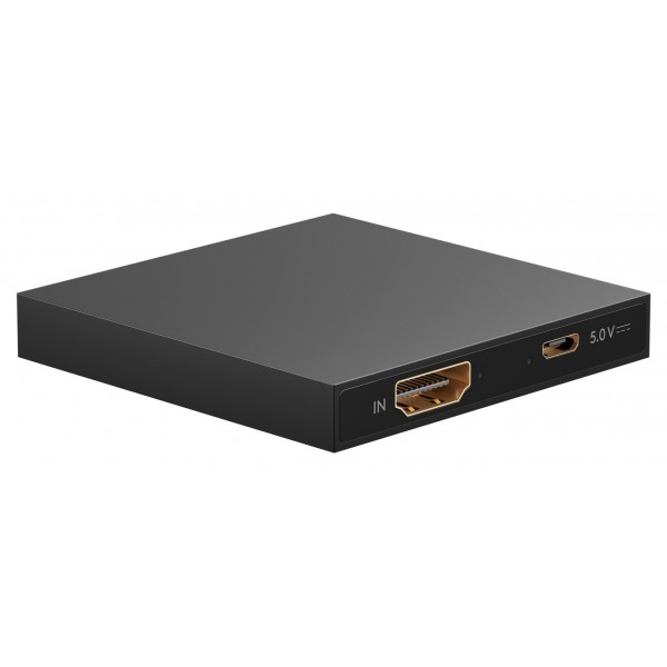 GOOBAY HDMI splitter 58480, 1-in σε 2-out, 4K/30Hz, μαύρο - KVM - Splitter - Switch