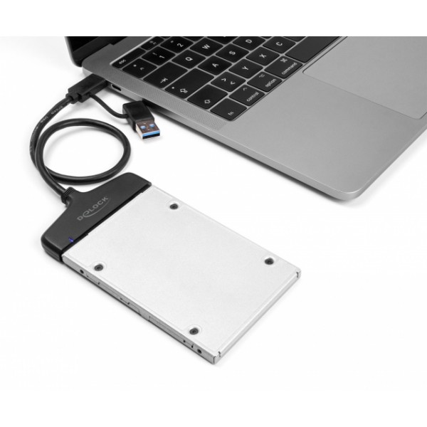DELOCK αντάπτορας USB/USB-C σε SATA 61042 για 2.5" HDD/SSD, 6Gbps - Συνοδευτικά PC