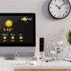 GOOBAY επιτραπέζιος ανεμιστήρας 62062, 8", USB, ασημί