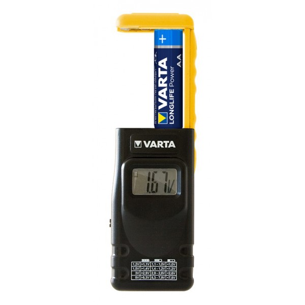 VARTA ψηφιακό tester μπαταρίας 64886 για 9V/AA/C/D/button cells - VARTA