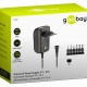GOOBAY επιτοίχιος φορτιστής 67952, 3V-12V, 18W-1.5A, 6 tips