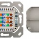 GOOBAY επιτοίχια πρίζα CAT 6e 68246, 2x RJ45, 80x80, λευκή